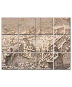 3D Effect Wall Tiles #114 - Ceramic, Digital Wall Tiles