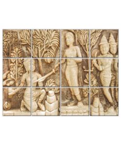 3D Effect Wall Tiles #123 - Ceramic, Digital Wall Tiles
