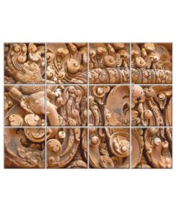 3D Effect Wall Tiles #136 - Ceramic, Digital Wall Tiles