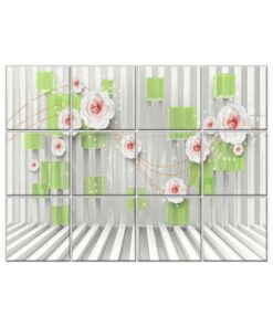 NISH! Rose Wall Tiles #014 - Ceramic, Digital Poster Wall Tiles