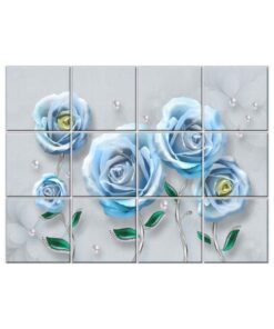 NISH! Rose Wall Tiles #020 - Ceramic, Digital Poster Wall Tiles