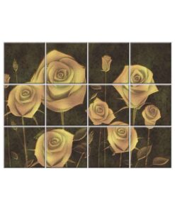 NISH! Rose Wall Tiles #026 - Ceramic, Digital Poster Wall Tiles