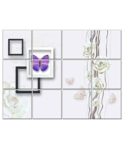NISH! Rose Wall Tiles #038 - Ceramic, Digital Poster Wall Tiles