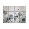 Sunflower Tile Mural  #016 - Ceramic, Digital Wall Tiles