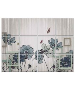 Sunflower Tile Mural  #016 - Ceramic, Digital Wall Tiles