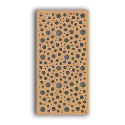 MDF Jali Partition Panel – Abstract Carved Design for Home Decor, Room Divider & Wall Accents - 113 #03 - MDF 12mm Thick, Custom Sizes Available