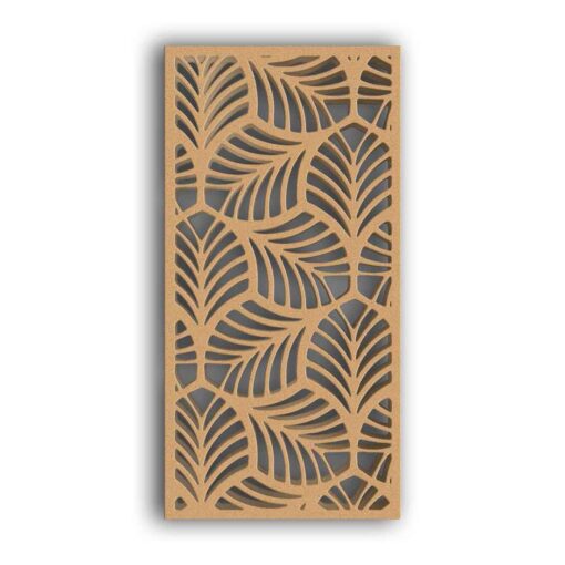 MDF Jali Partition Panel – Abstract Carved Design for Home Decor, Room Divider & Wall Accents - 113 #09 - MDF 12mm Thick, Custom Sizes Available