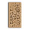 Abstract carved MDF Jali panel with modern design, used as a wall partition or decorative screen for home interiors.
