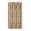 MDF Jali Partition Panel – Geometric Carved Design for Home & Office #113-06 - MDF 12mm Thick, Custom Sizes Available