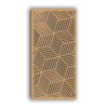 MDF Jali Partition Panel – Geometric Carved Design for Home & Office #113-07 - MDF 12mm Thick, Custom Sizes Available