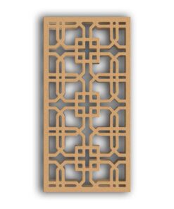 MDF Jali Partition Panel – Geometric Carved Design for Home & Office #113-17 - MDF 12mm Thick, Custom Sizes Available