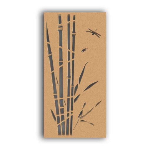 MDF Jali Partition Panel – Nature Inspired Design for Home & Office Interiors #113-03 - MDF 12mm Thick, Custom Sizes Available