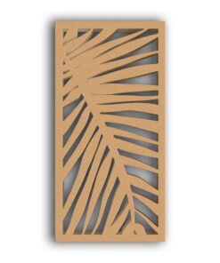MDF Jali Partition Panel – Nature Inspired Design for Home & Office Interiors #113-04 - MDF 12mm Thick, Custom Sizes Available