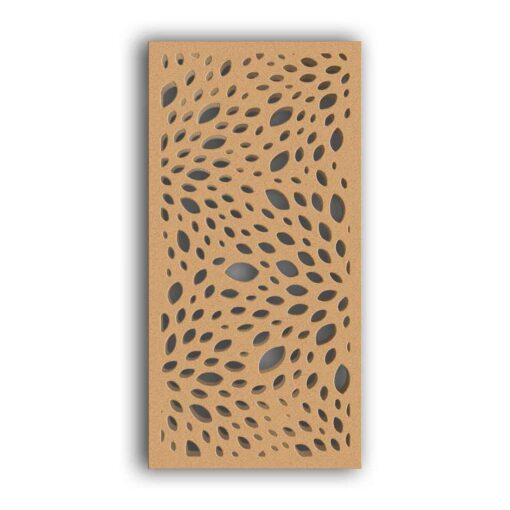 MDF Jali Partition Panel – Nature Inspired Design for Home & Office Interiors #113-09 - MDF 12mm Thick, Custom Sizes Available