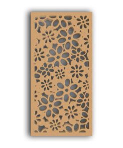 MDF Jali Partition Panel – Nature Inspired Design for Home & Office Interiors #113-11 - MDF 12mm Thick, Custom Sizes Available