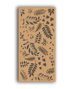MDF Jali Partition Panel – Nature Inspired Design for Home & Office Interiors #113-14 - MDF 12mm Thick, Custom Sizes Available