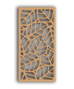 MDF Jali Partition Panel – Nature Inspired Design for Home & Office Interiors #113-18 - MDF 12mm Thick, Custom Sizes Available