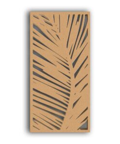 MDF Jali Partition Panel – Nature Inspired Design for Home & Office Interiors #113-20 - MDF 12mm Thick, Custom Sizes Available