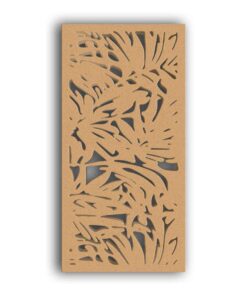 MDF Jali Partition Panel – Nature Inspired Design for Home & Office Interiors #113-21 - MDF 12mm Thick, Custom Sizes Available