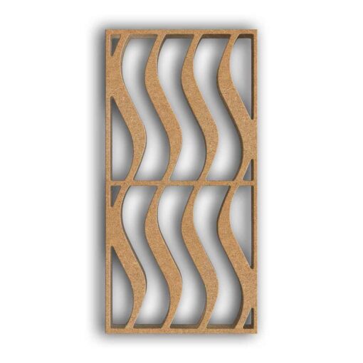 MDF Jali Partition Panel #525 - MDF 12mm Thick, Custom Sizes Available