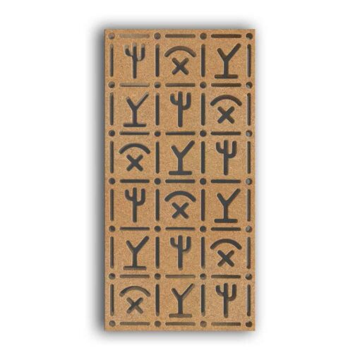 MDF Jali Partition Panel #530 - MDF 12mm Thick, Custom Sizes Available