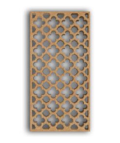 MDF Jali Partition Panel #535 - MDF 12mm Thick, Custom Sizes Available
