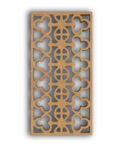 MDF Jali Partition Panel #536 - MDF 12mm Thick, Custom Sizes Available