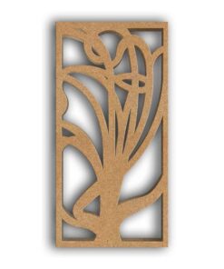 MDF Jali Partition Panel #538 - MDF 12mm Thick, Custom Sizes Available