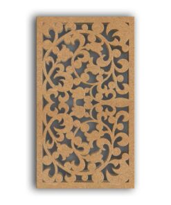 MDF Jali Partition Panel #539 - MDF 12mm Thick, Custom Sizes Available